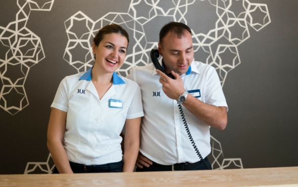 Local happy staff